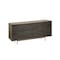Homeroots 70in Brown and Black Solid Wood Six Drawer Sideboard 380212 - alternate 1