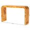 Bali & Pari Revelle Modern and Contemporary Natural Light Mappa Real Burl Wood Console Table 249-13929-ZORO - alternate 2