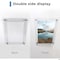 Fab Glass And Mirror Single Acrylic Magnet Wall Frame Size: 14in x14in for Art 12in x12in Chrome F1AC3M14X14CH - alternate 2