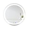 Fab Glass And Mirror LED Round Bathroom Mirror, Wall Mounted Vanity Makeup Mirror with Anti Fog, Dimmable Touch Butt HC28RD - alternate 2