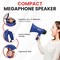 Pyle Portable Megaphone Speaker Siren Bullhorn, Blue PMP21BL - alternate 2