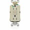 Leviton Receptacle, 15 A, 125V AC, Ivory AGTR1-HGI - alternate 1