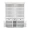 Homeroots 87" White Solid Wood Four Tier Bookcase 397120 - alternate 3
