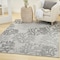 Homeroots 5' X 7' Gray Black And Ivory Nautical Indoor Outdoor Area Rug 552500 - alternate 2