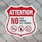 Signmission Property Shield Sign No Food No Drinks N, 12 inch X 12 inch, Plastic Sign, 2PK SHI-P-2PACK-12-455 - alternate 2