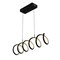 Jonathan Y Ali 31" Dimmable Adjustable Integrated LED Metal Linear Pendant, Black JYL7024B - alternate 4