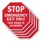 Signmission Exit Sign, Aluminum Metal Signs, 10 in W, 10 in H OC-A-5Pack-10-301 - alternate 1