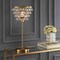 Jonathan Y Buckingham 25" Crystal/Metal Table Lamp, Brass Gold/Clear JYL9004B - alternate 2
