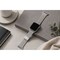 Elegani Expansion Stainless Steel Replacement Band Compatible with Apple Watch 44mm, Silver SEBCQR-SLV-44mm - alternate 2