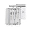 Jonathan Y Coco Prism Vintage 13.5" 2-Light Metal/Glass Classic Glam LED Vanity Light, Chrome JYL3553A - alternate 2