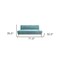 Homeroots 71" Light Gray Velvet Sofa With Gold Legs 480924 - alternate 2