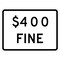 Sign Solutions Usa Traffic Sign, 24 in Width, Aluminum Sign, Horizontal Rectangle DUS10DWT2418R2-6bP40 - alternate 1
