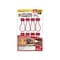 Telebrands Reusable Magnet Ties Ruby Holding Hands Silicone Red, 8PK 16955-8 - alternate 1