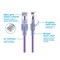 Monoprice SlimRun Cat6A Ethernet Patch Cable - Snagless RJ45_ UTP_ Pure Bare Cop 16328 - alternate 2