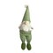 Homeroots 30" Green and White Fabric Christmas Standing Gnome Tabletop Sculpture 493008 - alternate 1