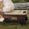 Ames Garden Storage Cart, Poly, 4-Wheel, Seat with Cup Holder 1123047100 - alternate 2