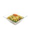 Smarty Had A Party 3 qt. Clear Square Plastic Serving Bowls (24 Bowls), 24PK 6927-CASE - alternate 2
