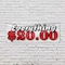 Signmission Everything 20 Dollars, 48 Inch x 120 Inch, Vinyl Banner B-120-30568 - alternate 2