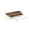 Homeroots Set of Two Off White Solid Wood And Metal Crate, 2PK 487717 - alternate 2