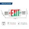 Energetic Lighting LED Bi-color Exit Sign and Combo Emergency Exit Light, 90-Minute Battery Backup EXCA-DRG-W - alternate 2
