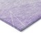 Homeroots 9' X 12' Lavender And Purple Geometric Washable Indoor Outdoor Area Rug 582480 - alternate 2