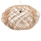 Bali & Pari Enola Handwoven Jute Pendant Lampshade - Boho Chic Ceiling Light Cover with Twisted Spiral Design 261-14234-ZORO - alternate 1