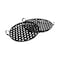 Homeroots Set of Two Black Round Metal Indoor Outdoor Tray With Handles 376053 - alternate 2