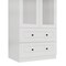 Homeroots 71" White Wood Two Door Two Drawer Combo Dresser 617971 - alternate 2