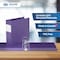 Davis Group Easyview Premium, Round Ring, Customizable, View Binder, (Purple, 3"), PK6 8414-69-06 - alternate 2
