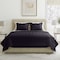 Lavish Home 3-Piece King Quilt Set Bedspread & 2 Pillow Shams with Embossed Diamond Pattern Lightweight Set 66-001-KBL - alternate 2
