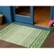 Homeroots 3' X 5' Green Sage And Ivory Geometric Washable Indoor Outdoor Area Rug 613843 - alternate 1