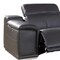 Homeroots Gray Italian Leather Power Reclining U Shaped Eight Piece Corner Sectional With Console 366360 - alternate 2