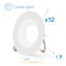 Infibrite 6 In. Retrofit 4000K Cool White LED Recessed Light 12W 1100LM, Dimmable, Wet Rated, 12PK IB-006-4-12W-WH-12PK - alternate 1