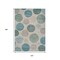 Homeroots 10' X 14' Teal Blue Ivory And Pale Aqua Geometric Washable Indoor Outdoor Area Rug 630596 - alternate 2