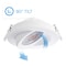 Infibrite 360 Degree Gimbal 4 Inch 5CCT Selectable White 12 Watt 1200LM Triac Dimmable LED Recessed IB-021-8-12W-WH - alternate 2