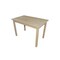 Homeroots 48" Natural Solid Wood Dining Table 548867 - alternate 2