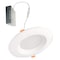Bulbrite LED 4" Round Recessed Downlight Fixture, Metal Jbox, 75W Equivalent, 5 CCT, 27/30/35/40/50K 773301 - alternate 1