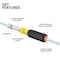 Klein Tools MAG Nut Driver Set, Color Coded, HD, PK6 65456MAG - alternate 2