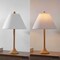 Jonathan Y Albie 25" Modern Coastal Iron Column LED Table Lamp, Brown Wood Finish, 2PK JYL5507A-SET2 - alternate 3