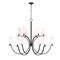 Z-Lite Cordelia Matte Black 12 Light Chandelier 2016-12MB - alternate 1