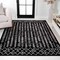 Jonathan Y Ziri Moroccan Geometric Black/Cream 5 ft. x 8 ft. Area Rug MOH210C-5 - alternate 1