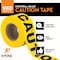 Xpose Safety Caution Tape, PVC, Caution, High Visibility Yellow, 3 in W., 1000 ft L., Full Pallet (960 pk) PCT-FP960-X - alternate 2