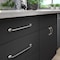 Richelieu 12 5/8-inch (320 mm) Center to Center Brushed Nickel Contemporary Cabinet Pull BP7350320195 - alternate 3