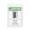 C-Line Products 5" x 8" Super Heavyweight Self-Adhesive Poly Welded Shop Ticket Holders, 50/BX 70058 - alternate 2