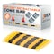 Jrex Safety Retractable Cone Bar Yellow/White, 72 in to 120 in Length, 20PK CBY-JR-72/120-20PK - alternate 1