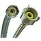 Fluidmaster Fits-All Toilet Connector, 3/8 in Inlet, Compression Inlet, 7/8 in Outlet, Ballcock Outlet, 20 in L B4T20U - alternate 2