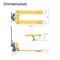5Seconds Brand Arrow Hand Pallet Jack, 5500 lbs, 48 X 21 In Forks, 2PK 555008 - alternate 2