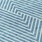 Homeroots 3' X 5' Teal Blue And Ivory Geometric Washable Indoor Outdoor Area Rug 612142 - alternate 2