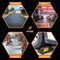 Xpose Safety Parking Block, Rubber, 2 in Height, 22 in Length, Yellow/Black, Full Pallet (100 PK) PBSY-2-100-X - alternate 2