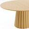 Homeroots 60" Brown Solid Wood Pedestal Base Round Top Dining Table 721026 - alternate 3